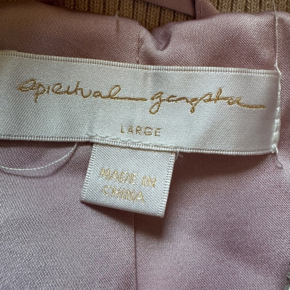 Spiritual Gangster Sherpa Stripe Fuzzy Bomber Crop Jacket - Picture 6 of 10
